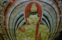 Buddha Fresco, Dambulla, Sri Lanka