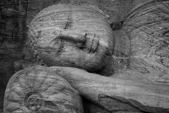 Lying Buddha statue, Gal Vihara, Polonnaruwa