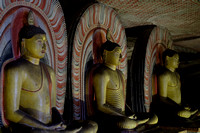 Sitting  Buddha, Dambulla, Sri Lanka