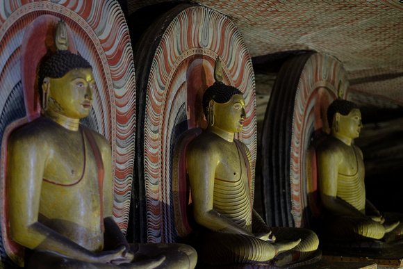 Sitting  Buddha, Dambulla, Sri Lanka